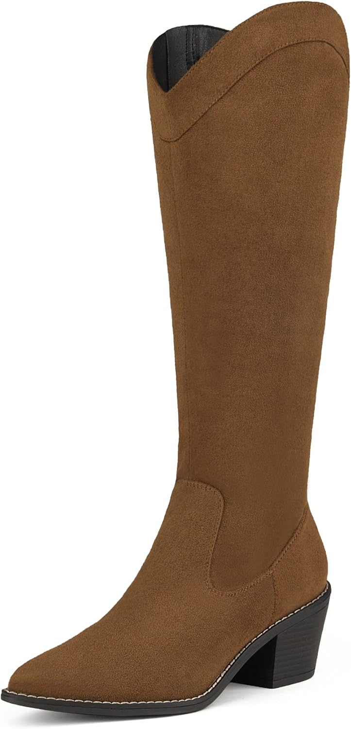 DREAM PAIRS Womens Cowboy Boots for Stylish Western Look