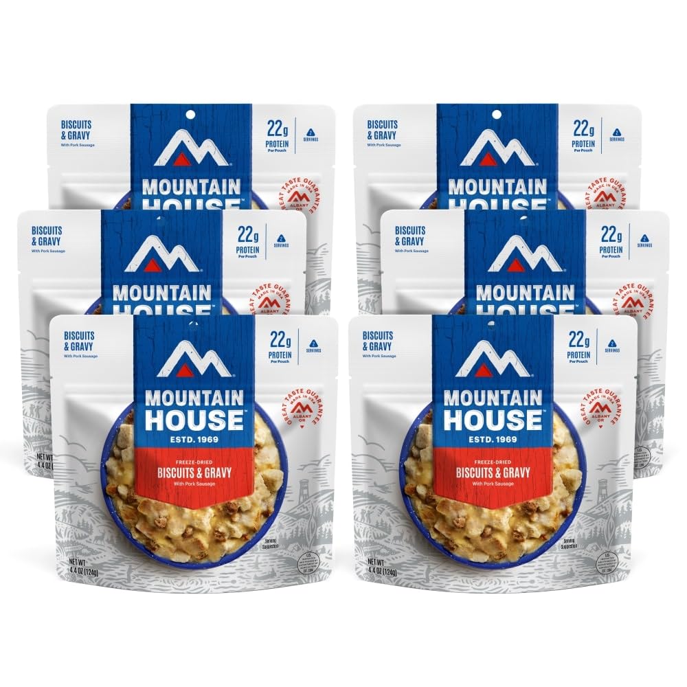 Mountain House Biscuits & Gravy - Perfect Camping Comfort Food