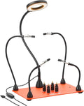 Magnetic Helping Hands Soldering Station with 3X Magnifier