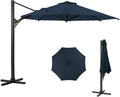 Patio Umbrella Outdoor Table Market Umbrella with Tilt & Crank - 11 ft