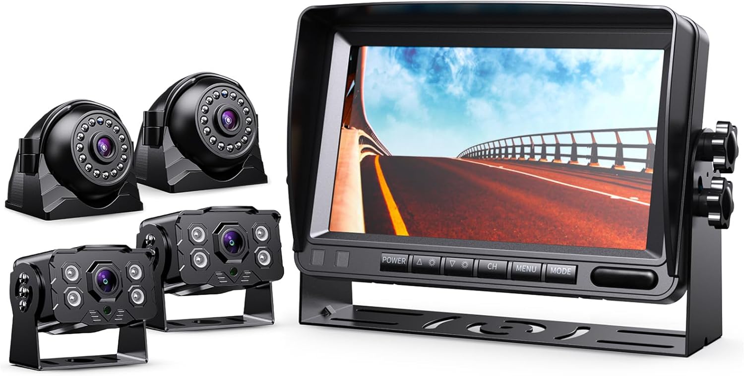 eRapta HD 1080p Backup Camera System with 7-inch Monitor