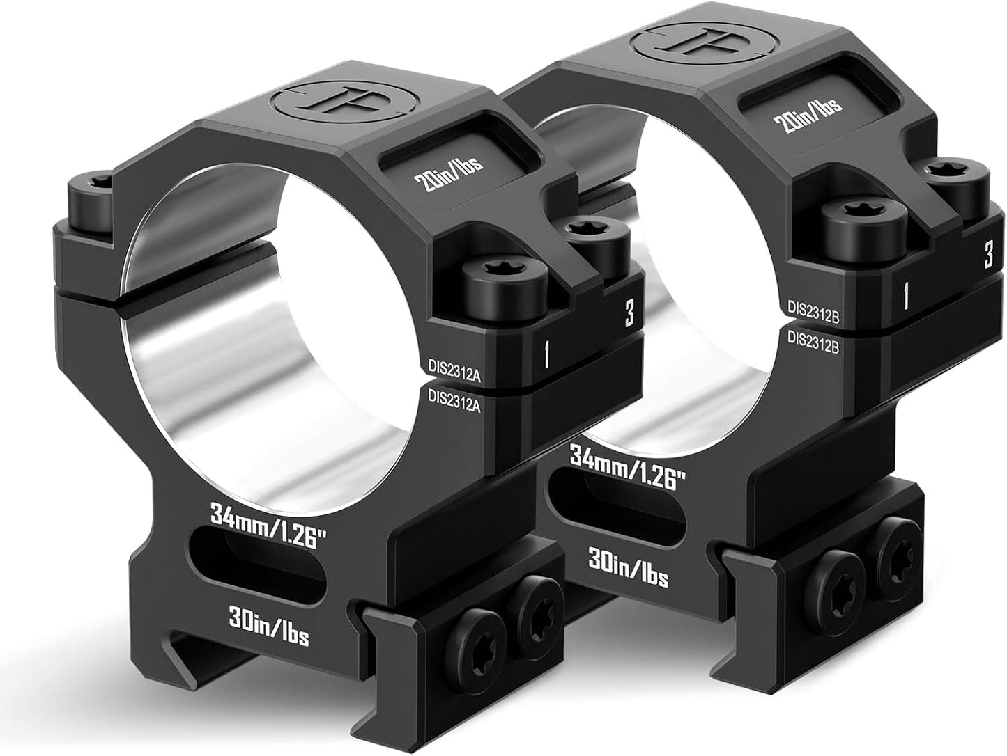 7075 Series Aluminum Scope Rings for Precision Mounting