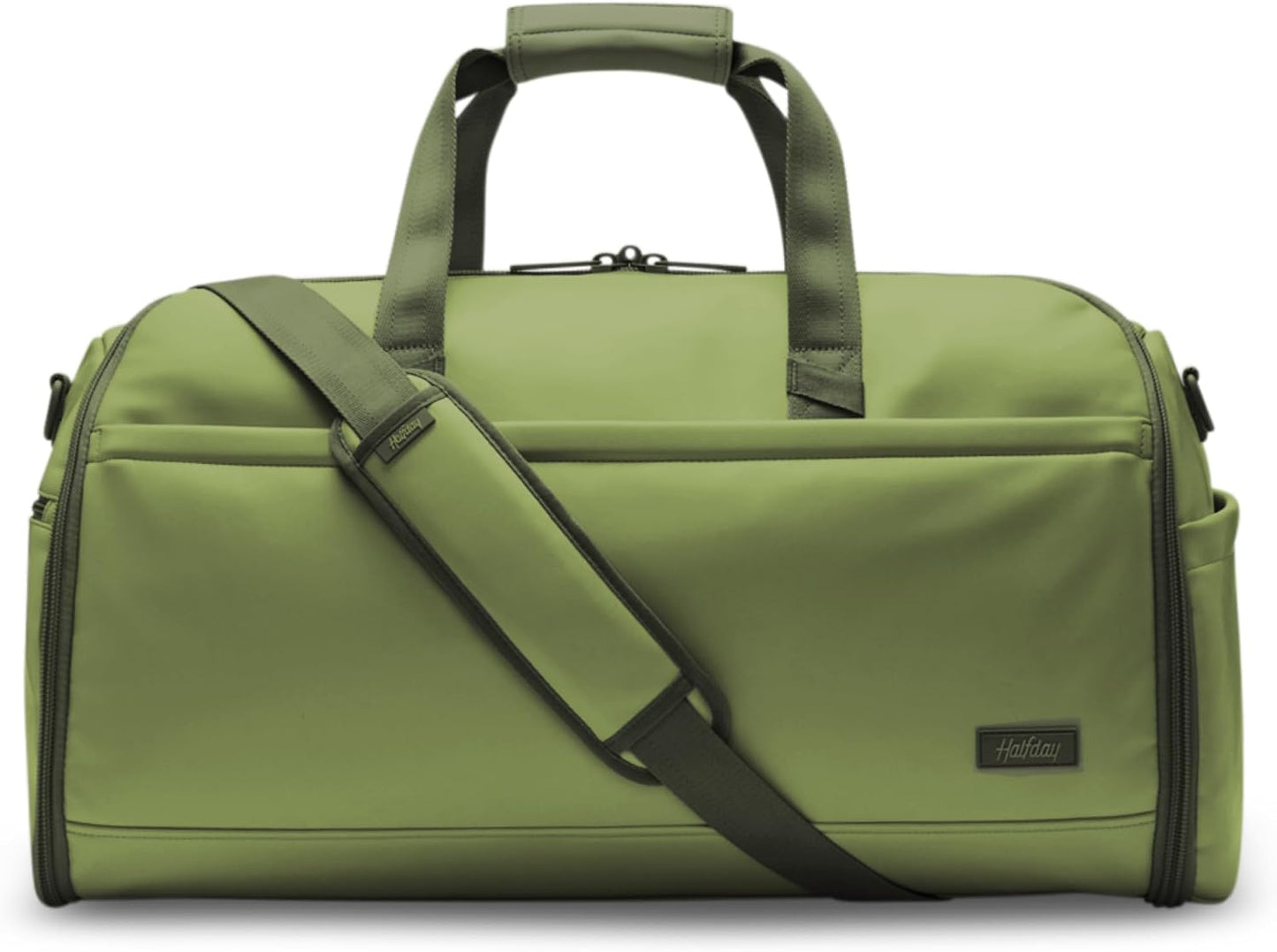 Halfday Convertible 2-in-1 Vegan Leather Garment Duffel Bag