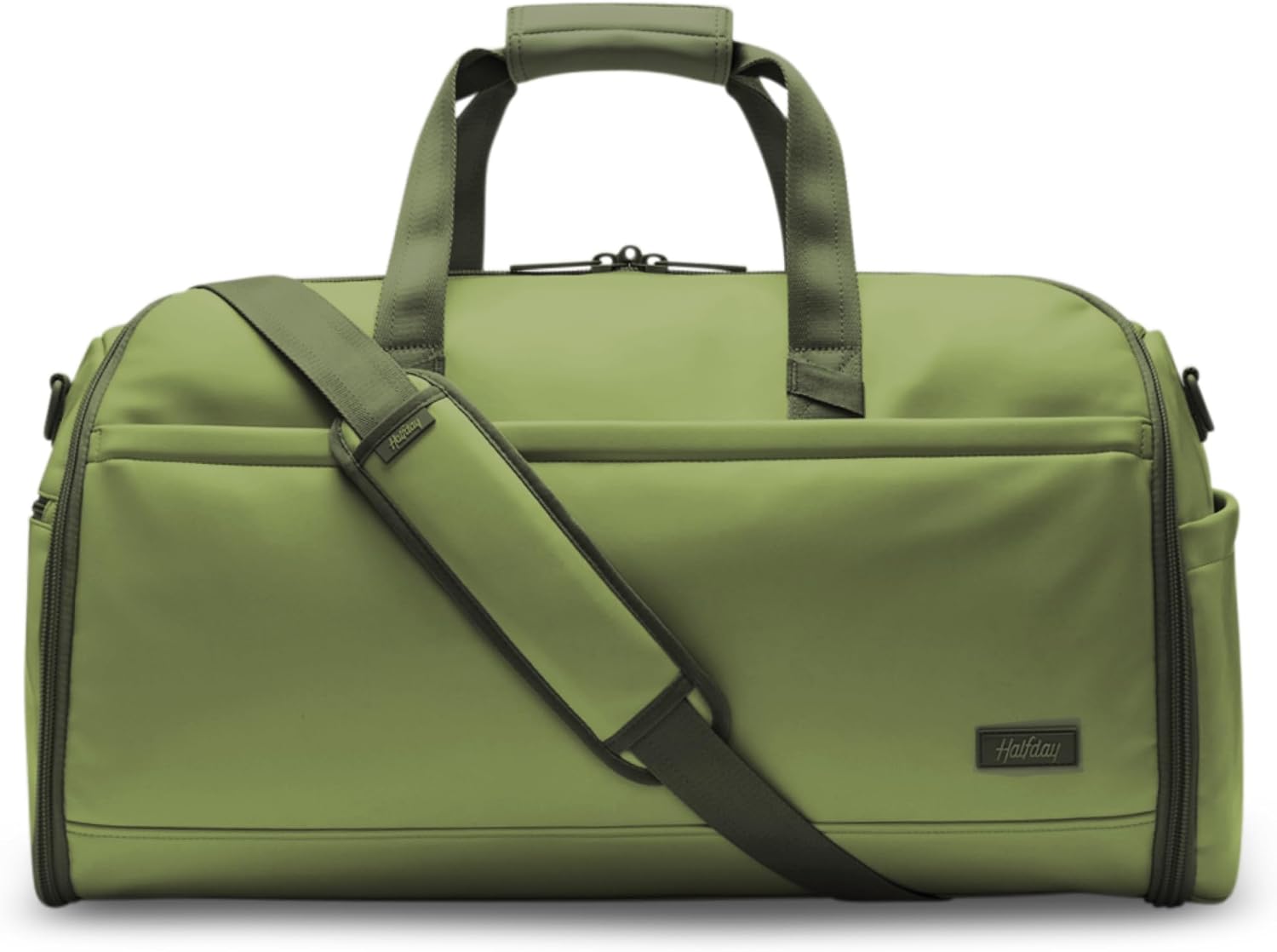 Halfday Convertible 2-in-1 Vegan Leather Garment Duffel Bag