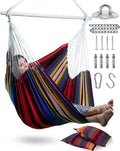 XXL Hammock Chair Swing with Cushions - Perfect for Indoor Outdoor