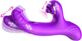 Vibrating Realistic Dildo G-spot Rabbit Vibrator - 3-in-1 Pleasure