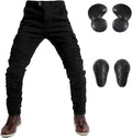 LOMENG Motorcycle Riding Jeans Biker Motorbike Pants - Removable CE