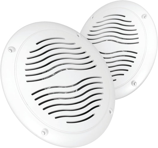 High Power Marine Outdoor Speakers - 25W, Water Resistant, Dual Cone | Magnadyne