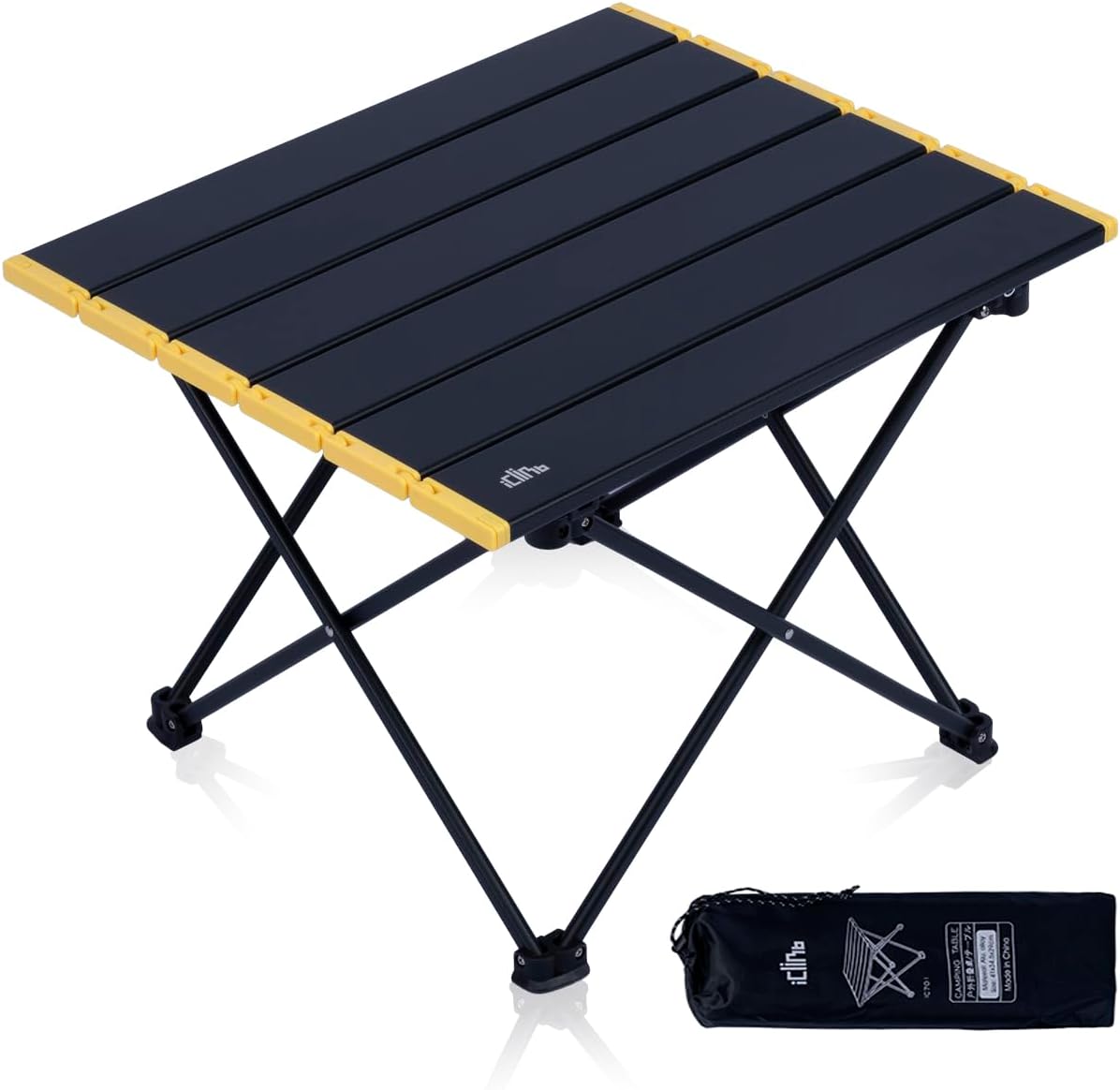 iClimb Ultralight Compact Camping Folding Table for Outdoor Use