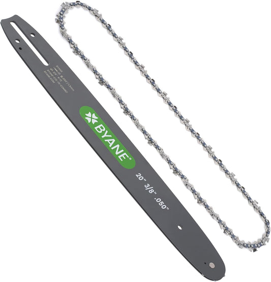 20 Inch CarbideCut Chainsaw Bar and Chain Combo for Husqvarna