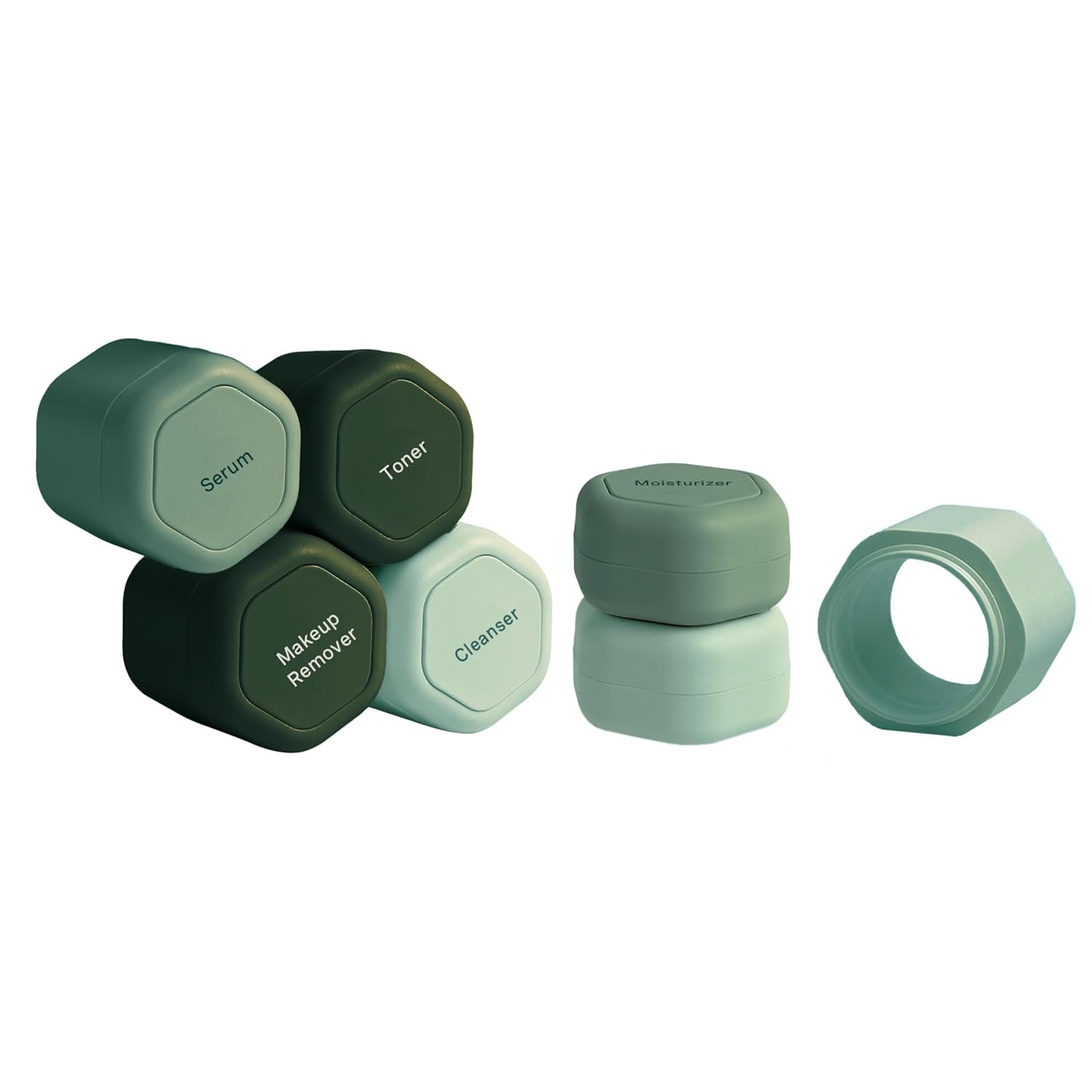 Cadence Travel Containers Full Skincare Set for Easy Packing