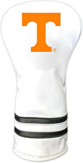 NCAA White Vintage Driver Headcover - Form Fitting Retro Style