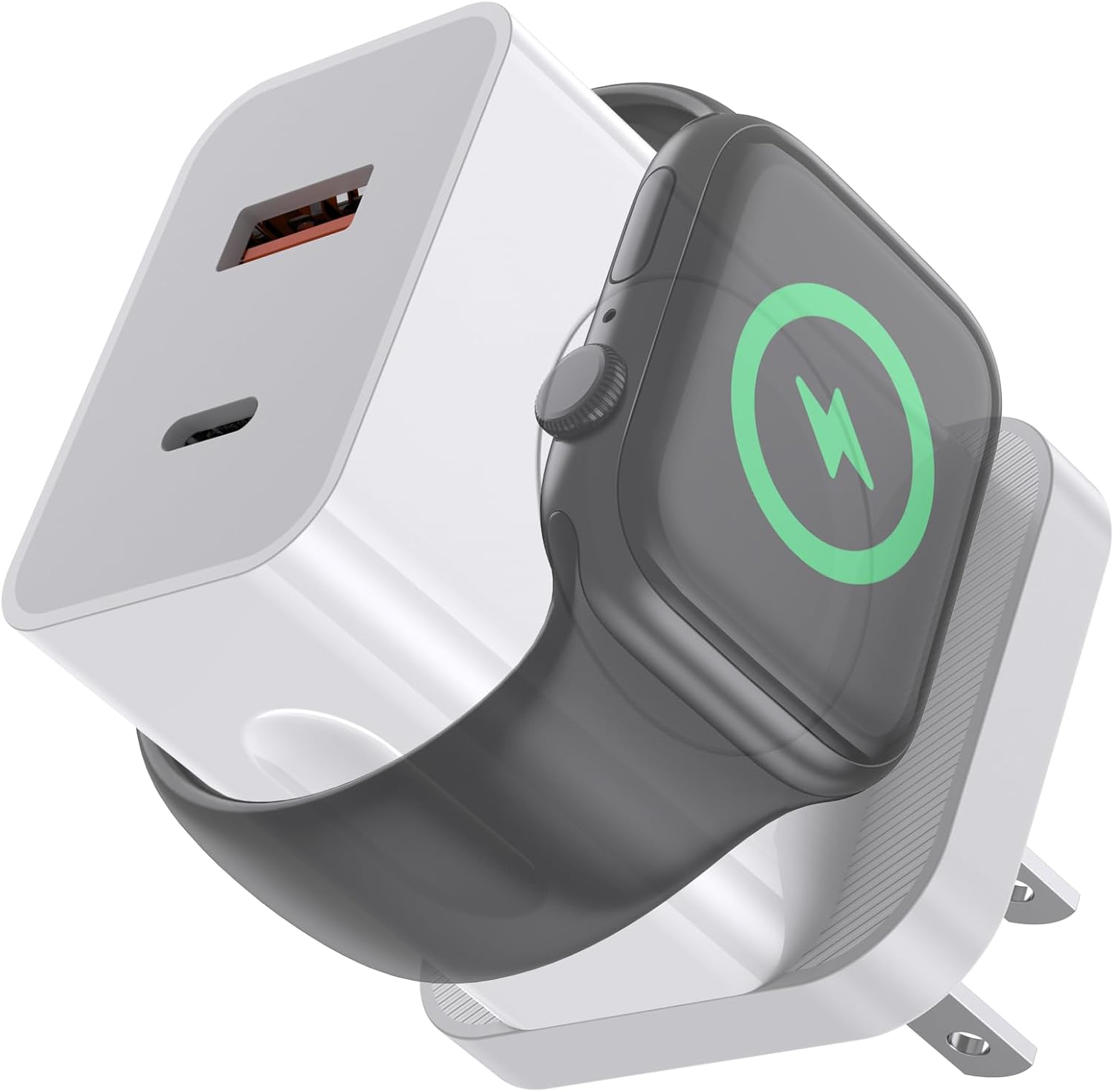 BEVIU Magnetic Fast Charger for Apple Watch & iPhone