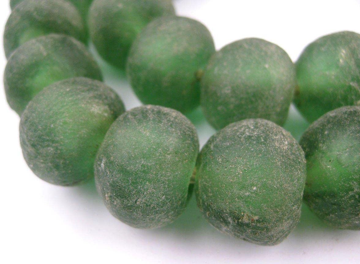 Jumbo Recycled Glass Beads for Unique Home Decor Accents