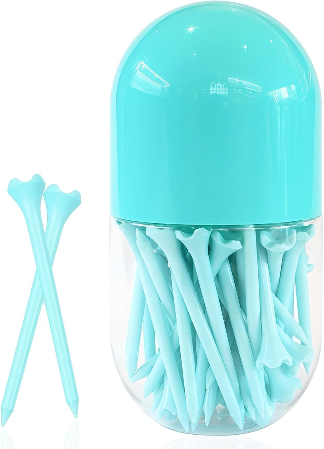 Unbreakable Premium Plastic Golf Tees Pack of 60 EWILLING