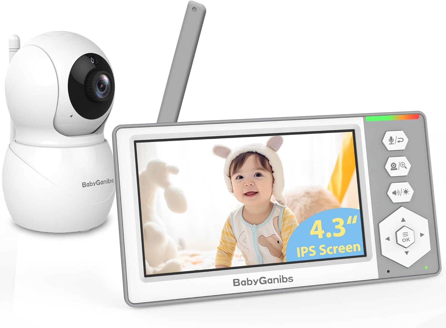 Long-Range Video Baby Monitor - 30-Hour Battery