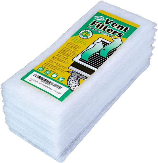24-Pack Dust Control Vent Filters: Breathe Clean Air!