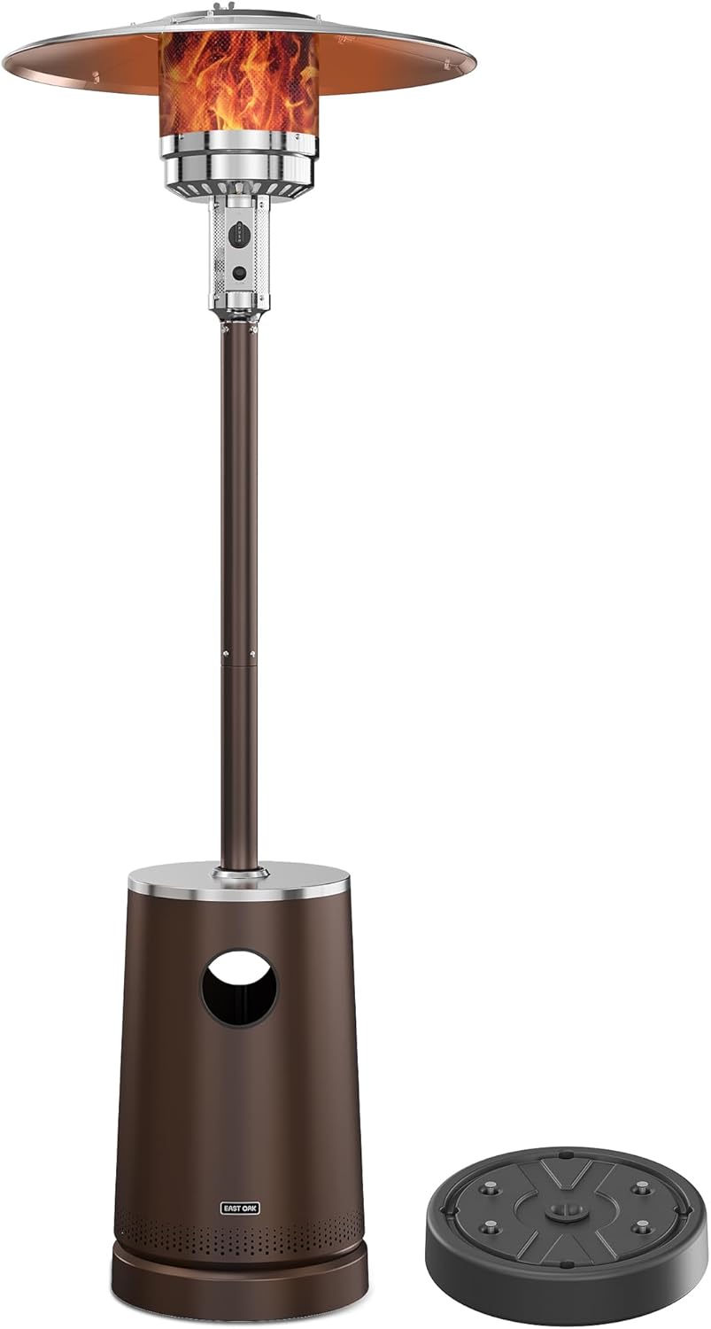 50,000 BTU Patio Heater: Table Design, Stainless Steel Burner