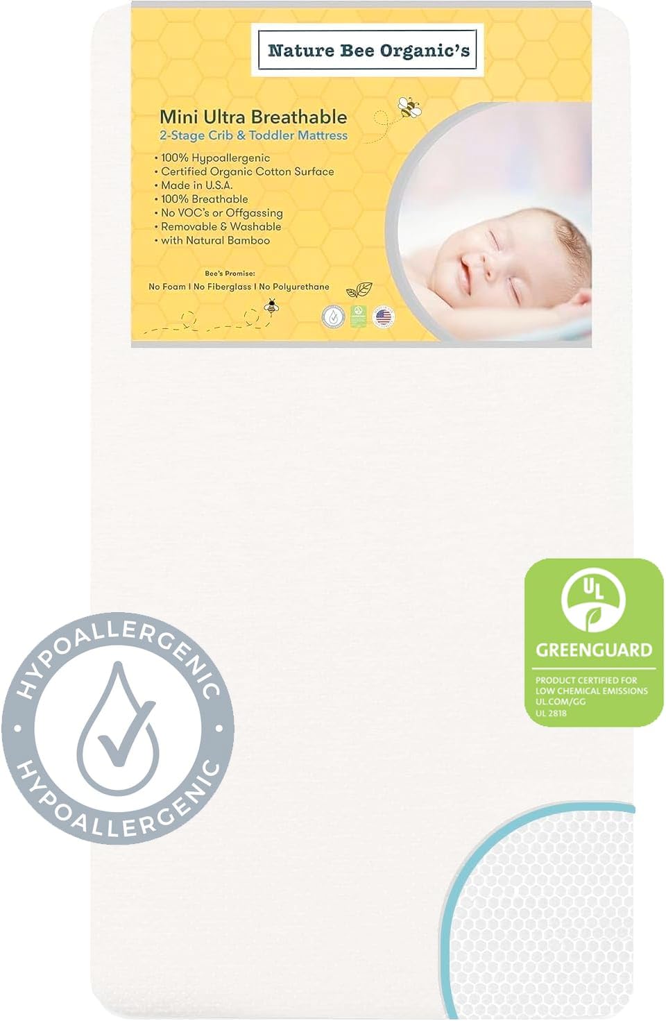 Nature Bee Organic Breathable Mini Crib & Toddler Mattress Review