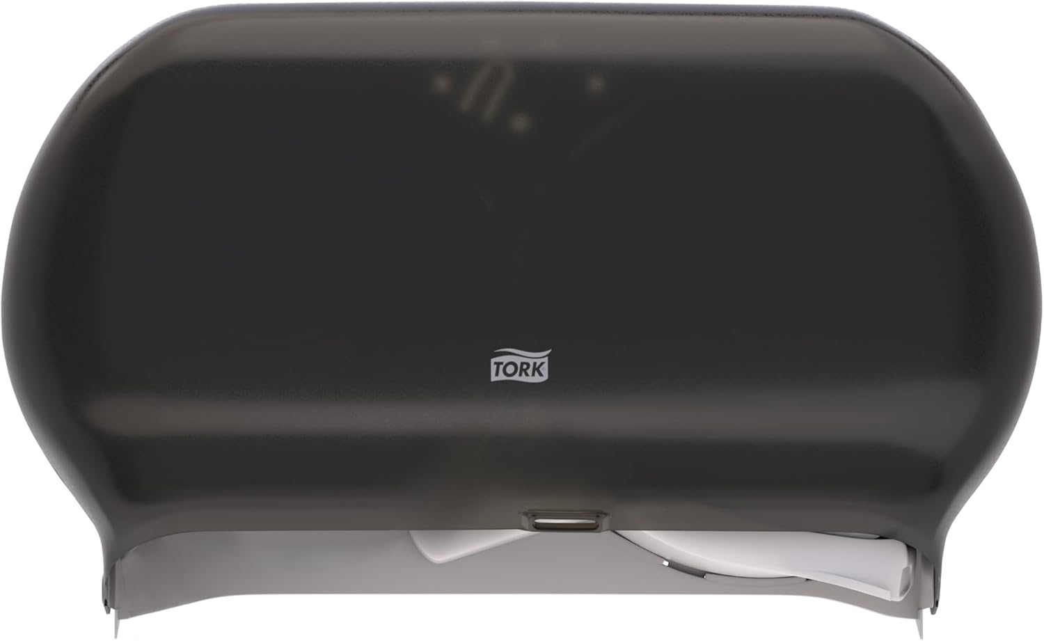 Tork Twin Jumbo Toilet Paper Roll Dispenser with Lock and Window
