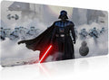 XXL White Gaming Mouse Pad - Non-Slip Base, Smooth Surface, 31.5x15.7 inch