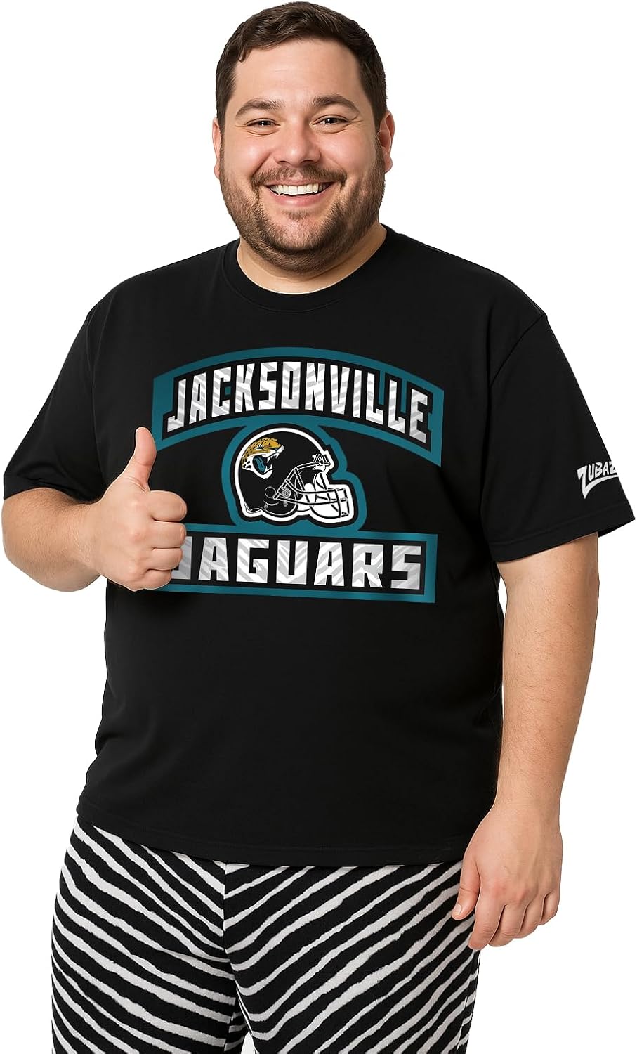Zubaz NFL Teams Men's Short Sleeve Graphic T-Shirt for Fans