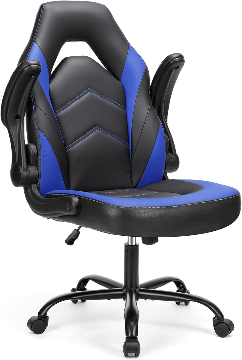 Sweetcrispy Ergonomic Gaming Chair with Lumbar Support and Swivel