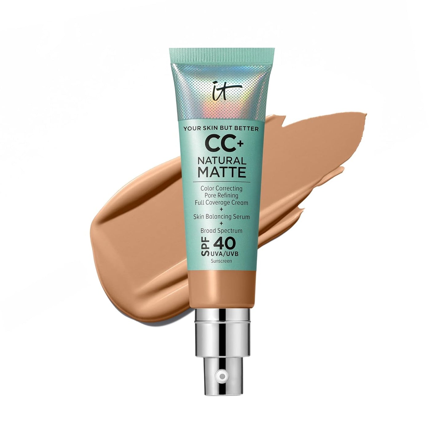 IT Cosmetics CC+ Cream Natural Matte Foundation for Oily Skin