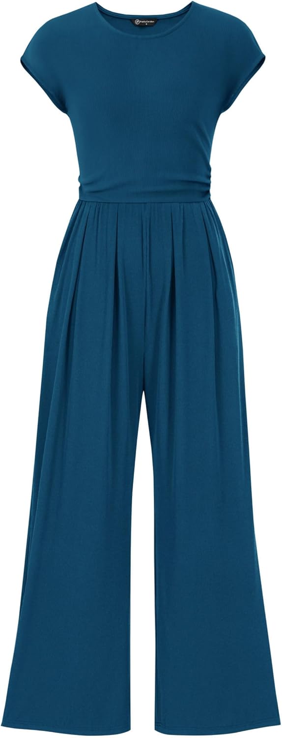 PRETTYGARDEN Summer Jumpsuits for Women Dressy and Elegant