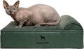 Small Dog Bed 20x15x6.5 in - Orthopedic Cooling Foam Cat Bed