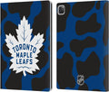 Head Case Designs NHL Cow Pattern Toronto Maple Leafs Leather iPad Pro