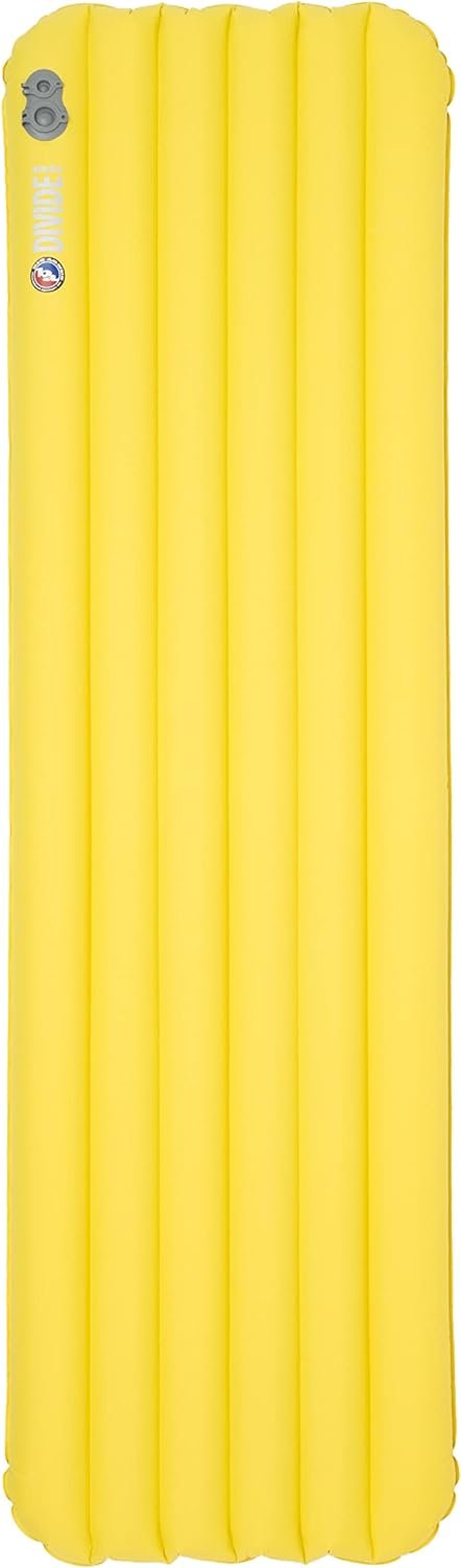 Big Agnes Divide Lightweight Air Chamber Sleeping Pad for Comfort