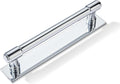 Polished Chrome 5in Center to Center Cabinet Pull Backplate - Durable