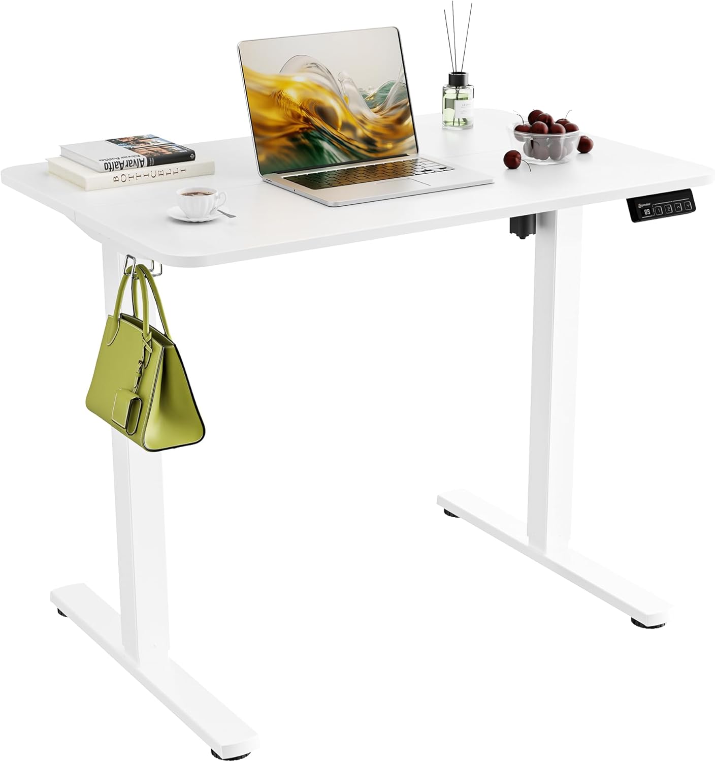 35in Electric Standing Desk with Adjustable Height for Home Office