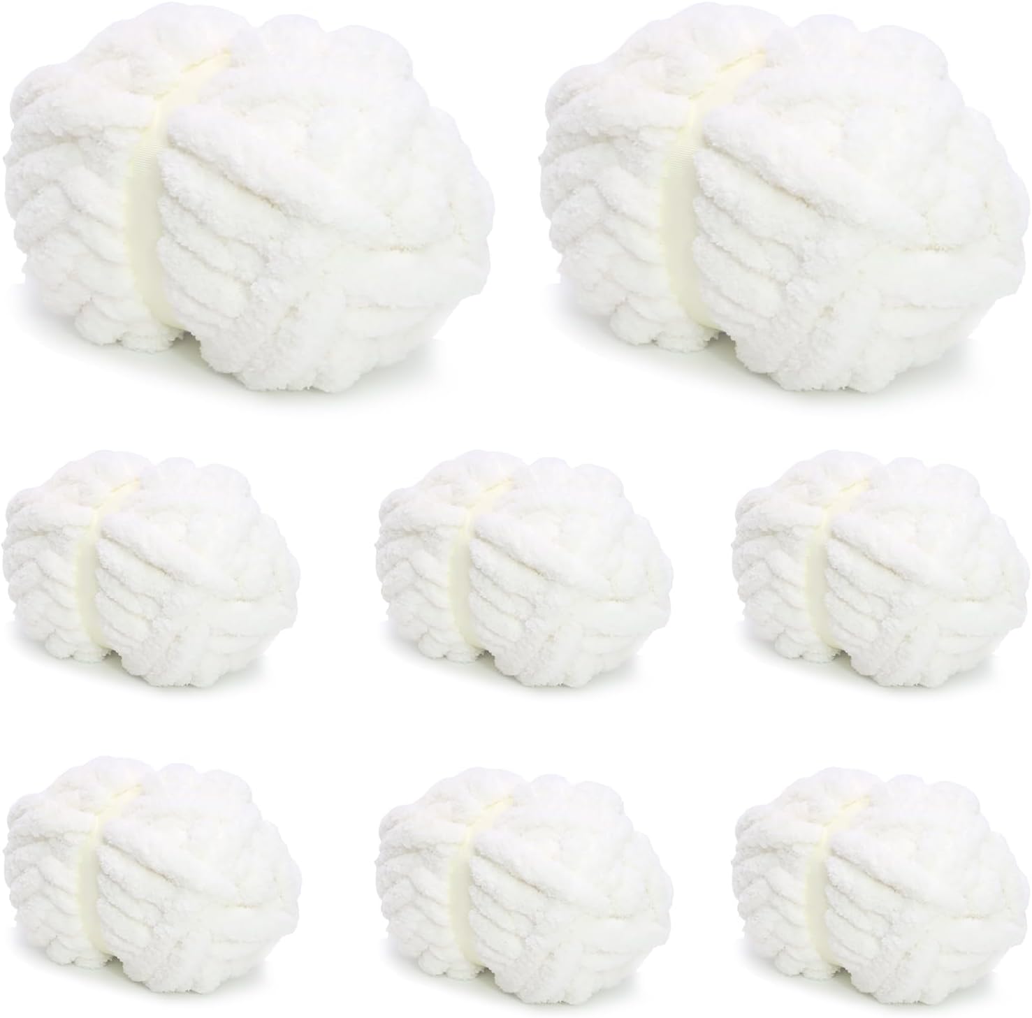 Giant Chunky Yarn for Crocheting and Hand Knitting Projects