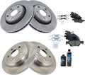 Front and Rear Brake Pad & Rotor Kit for 2011-2020 Dodge Durango