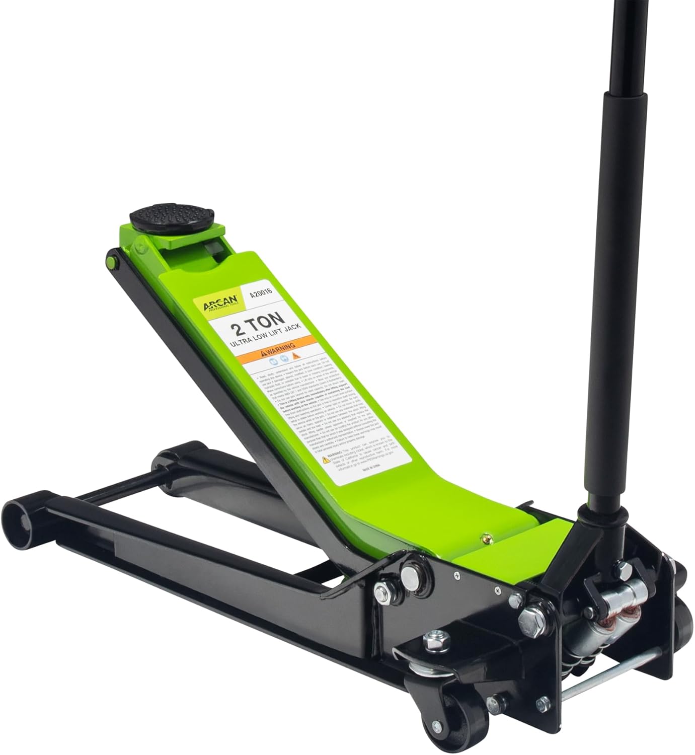 ARCAN Tools 2-Ton Extra Long Reach Low Profile Steel Floor Jack