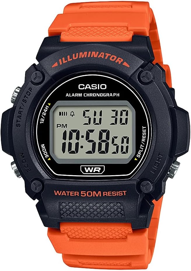 Casio W219H | Men's Digital Watch - 50M WR - LED Illuminator