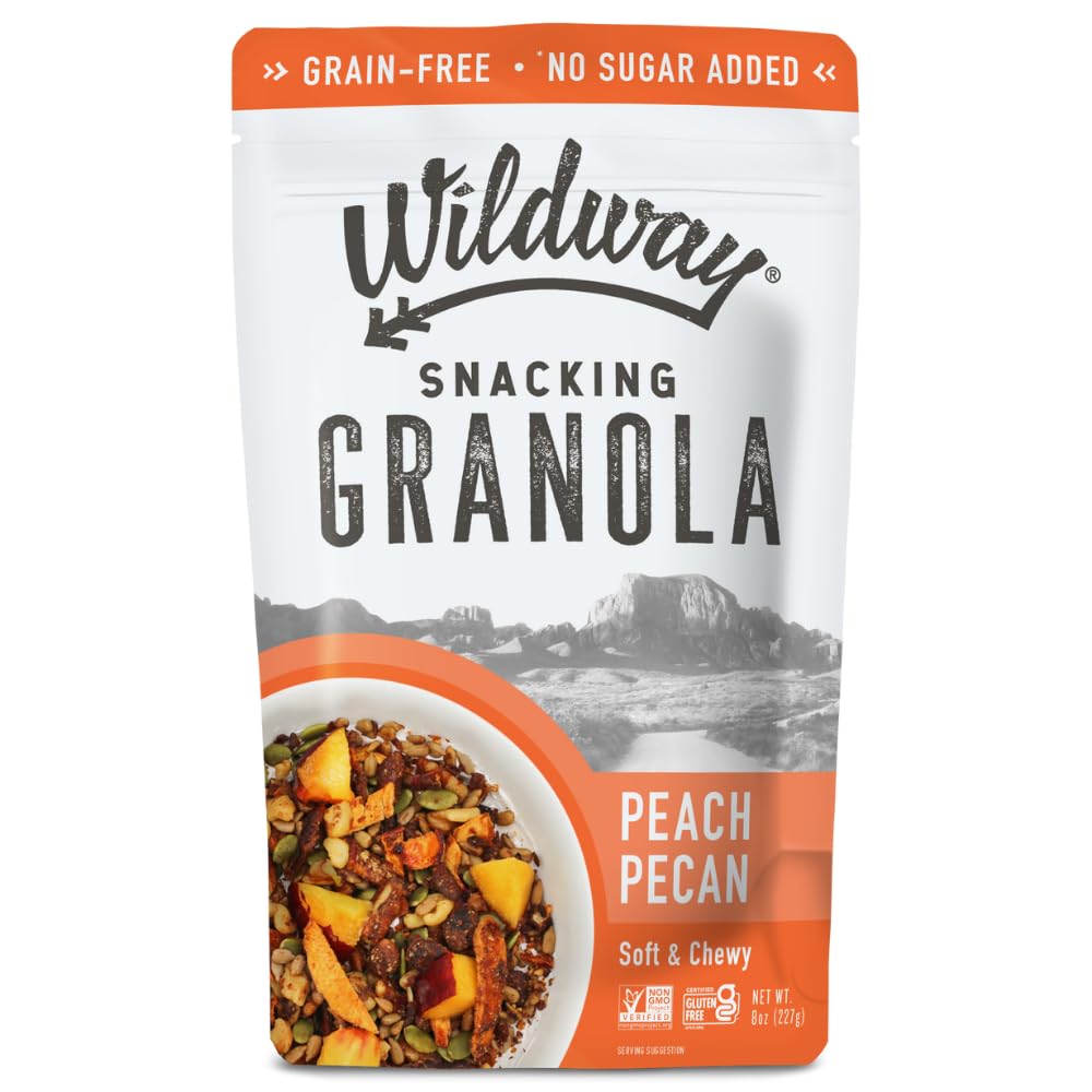 Wildway Keto Granola Peach Pecan - Grain-Free Vegan Snack