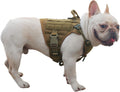 ICEFANG GN1 Reflective Tactical Dog Harness Small - MOLLE K9 Vest