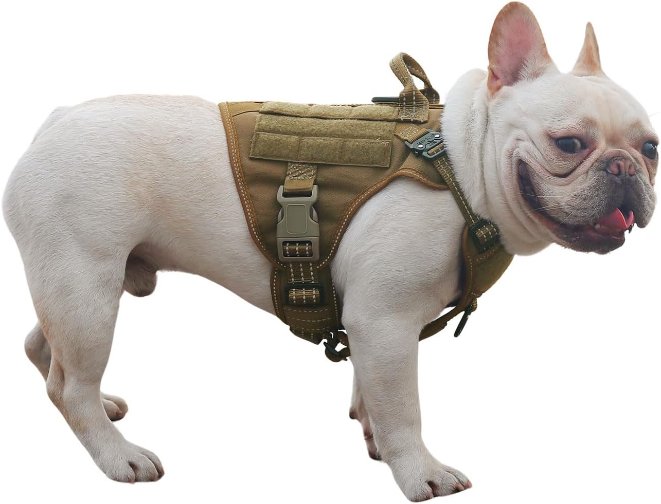 ICEFANG GN1 Reflective Tactical Dog Harness for Small Dogs