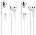 Cianyyee USB C Earphones - HiFi Sound, 2 Pack