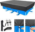 177in x 87in Rectangular Pool Cover 14 x 7 ft - Durable Winter
