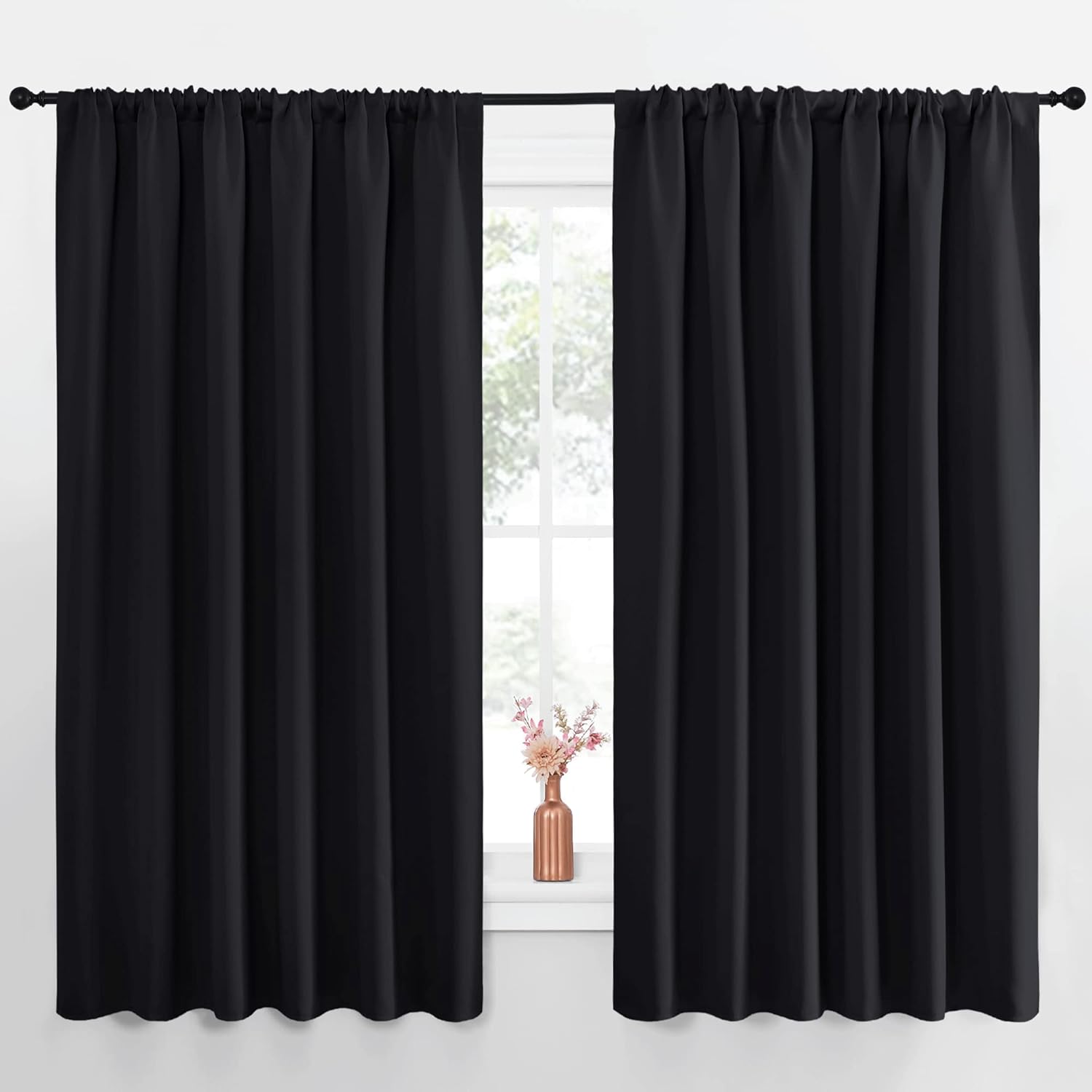 NICETOWN Blackout Curtain Blinds - Elegant Thermal Insulated Drapes