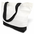 Large Cotton Canvas Tote Bags 6-Pack - Durable Reusable Grocery Totes