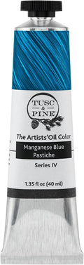 Tusc & Pine Manganese Blue Pastiche Oil Paint, 40 ml - Rich