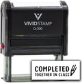 Completed Together In Class Self-Inking Rubber Stamps - Quick Grading