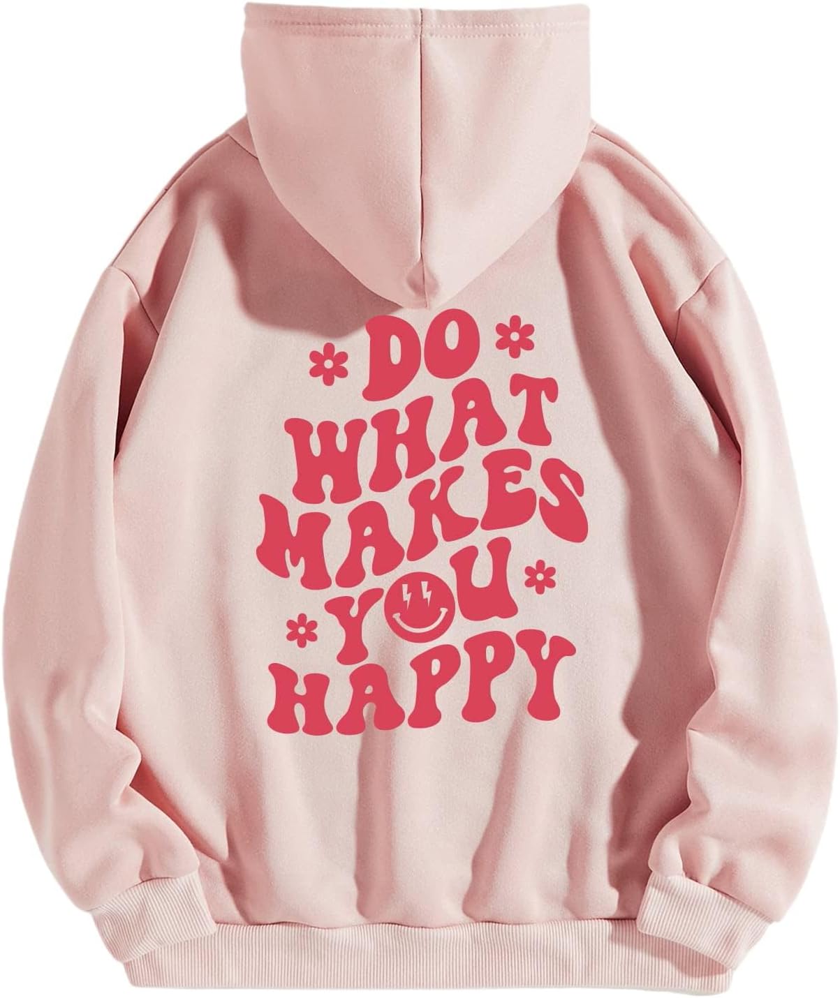 Floerns Cozy Letter Print Hoodie