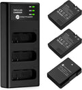 FirstPower EN-EL14/EN-EL14a Battery 3-Pack with Triple Charger