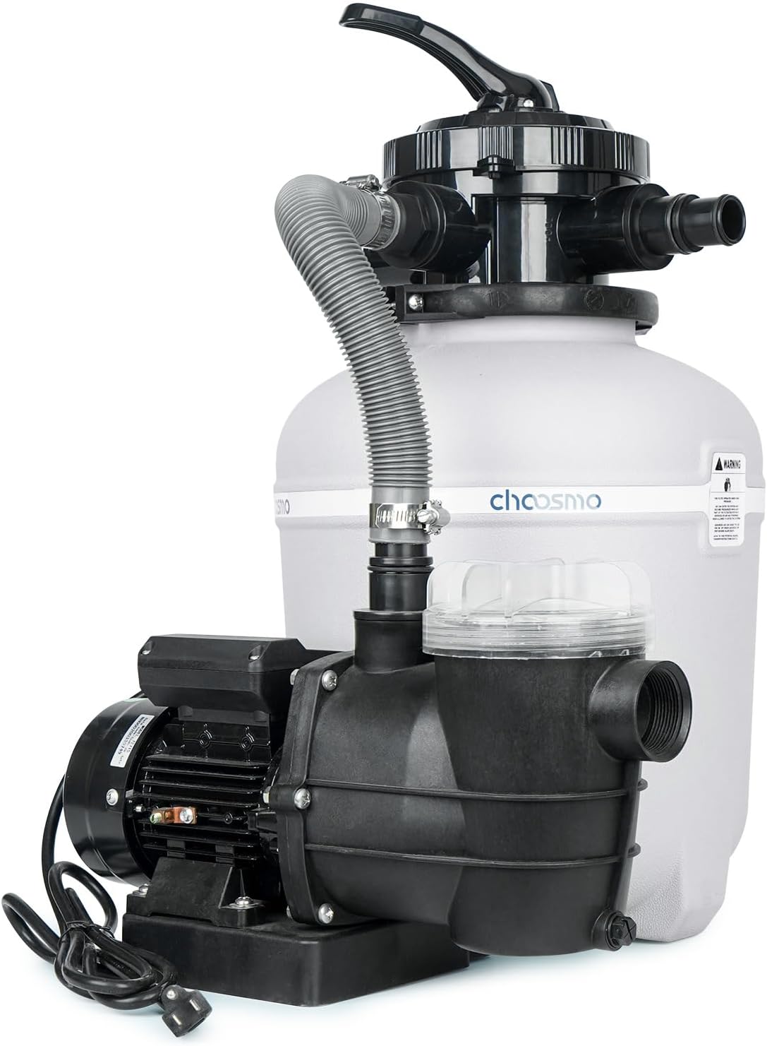 13 in Sand Filter System with 6-Way Valve for Above Ground Pools